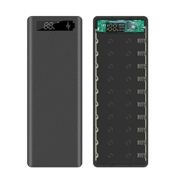 10*18650 Power Bank Case Dual USB With Digital Display Screen Mobile Phone Charger DIY Shell 18650 battery Holder Charging Box
10*18650 Power Bank Case Dual USB With Digital Display Screen Mobile Phone Charger DIY Shell 18650 battery Holder Charging Box