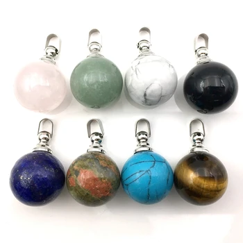 natural gems stone ball Perfume Bottle Pendant Essential Oils Diffuser rose quartzs Magical Medicine vial lapis lazuli necklace
natural gems stone ball Perfume Bottle Pendant Essential Oils Diffuser rose quartzs Magical Medicine vial lapis lazuli necklace