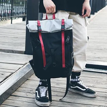 Roll Cover Color Shoulder Bag Men'S Bag Leisure Travel Bag Oxford Cloth Bag Casual Art Unique Backpack
Roll Cover Color Shoulder Bag Men'S Bag Leisure Travel Bag Oxford Cloth Bag Casual Art Unique Backpack