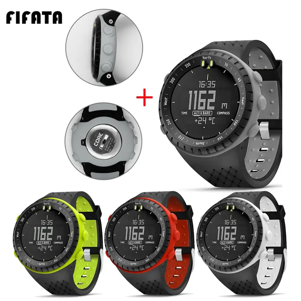 FIFATA 2in1 Colorful Silicone Watch Strap+Soft Silicone Watch Protective Case For Suunto Core Smart Watch Replace Accessories
FIFATA 2in1 Colorful Silicone Watch Strap+Soft Silicone Watch Protective Case For Suunto Core Smart Watch Replace Accessories