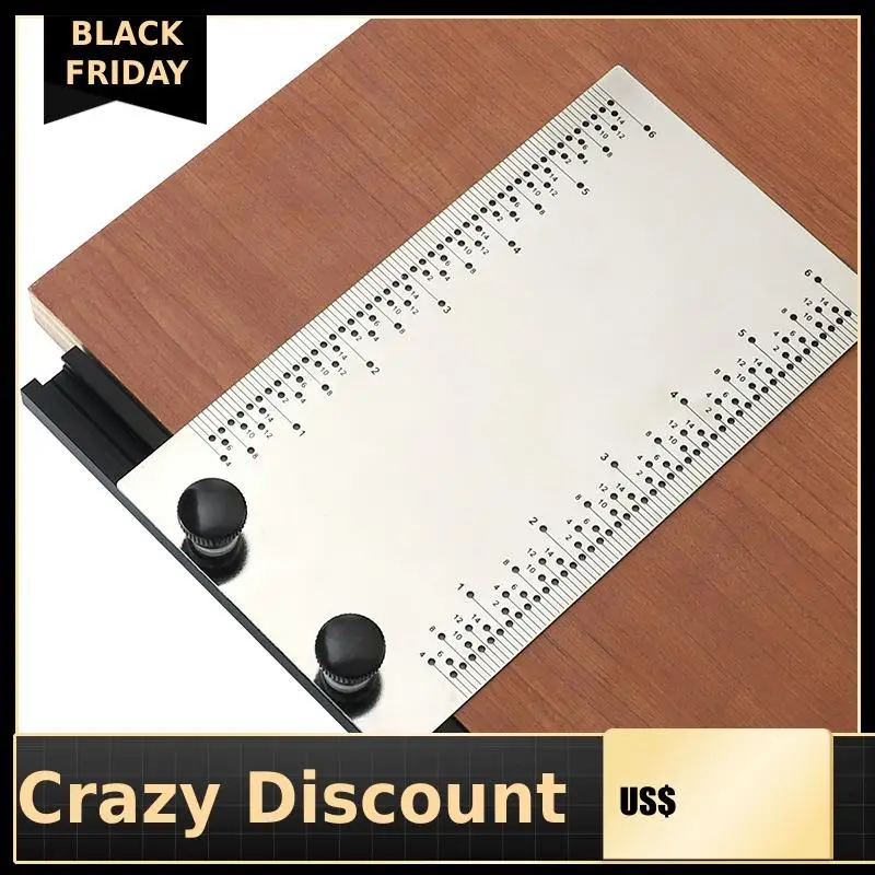 DIY Stainless Steel Ruler with Base Multi-function Woodworking Dash Ruler DIY Rule Drawing Line Measuring & Gauging Tools
DIY Stainless Steel Ruler with Base Multi-function Woodworking Dash Ruler DIY Rule Drawing Line Measuring & Gauging Tools