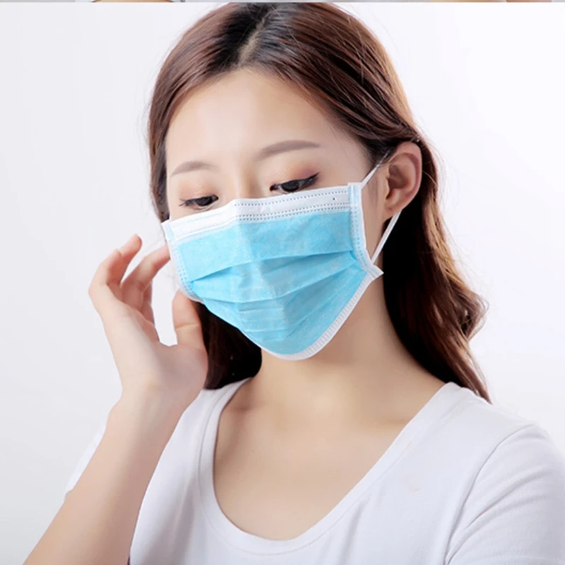 50Pcs Blue Prevent Bacteria Mouth Face Mask Disposable Non-Woven 3-Layer Filters Unisex Anti-Dust Mouth Nose Proof Mask
50Pcs Blue Prevent Bacteria Mouth Face Mask Disposable Non-Woven 3-Layer Filters Unisex Anti-Dust Mouth Nose Proof Mask