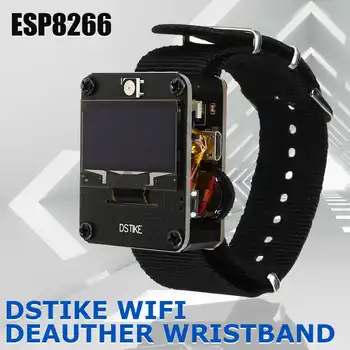 DSTIKE Deauther Wristband Wearable WiFi Attack Control Test Smart Watch LED ESP8266 Development Board for Arduino
DSTIKE Deauther Wristband Wearable WiFi Attack Control Test Smart Watch LED ESP8266 Development Board for Arduino
