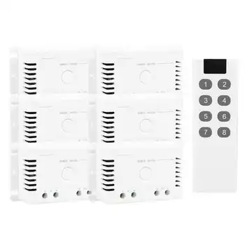 Remote Control Switch Wireless LED Light Dimmer Controller 6 Receiver Transmitter for Lamp Electrical Equipments Hot
Remote Control Switch Wireless LED Light Dimmer Controller 6 Receiver Transmitter for Lamp Electrical Equipments Hot