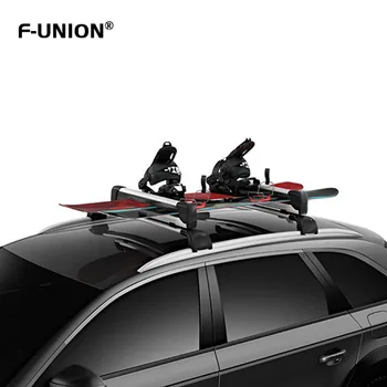 F-UNION Ski Board Carrier For Car Sleek Aerodynamic Ski Rack For All Types Of Skis And Snowboards
F-UNION Ski Board Carrier For Car Sleek Aerodynamic Ski Rack For All Types Of Skis And Snowboards