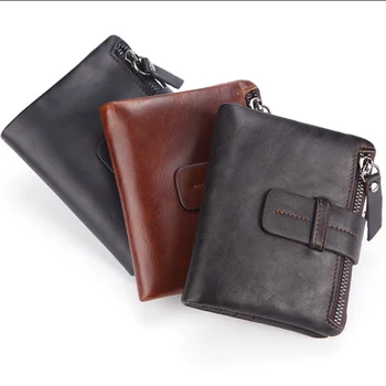 Retro Style Genuine Leather Wallet First Layer Leather Zipper Short Coin Purse Multi Card Holder High Quality Card Case Clutch
Retro Style Genuine Leather Wallet First Layer Leather Zipper Short Coin Purse Multi Card Holder High Quality Card Case Clutch