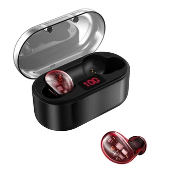TWS Bluetooth 5.0 Wireless Earphone Noise Cancelling Mini Sport Headset Earbuds Transparent with Dual Microphone Red 
TWS Bluetooth 5.0 Wireless Earphone Noise Cancelling Mini Sport Headset Earbuds Transparent with Dual Microphone Red