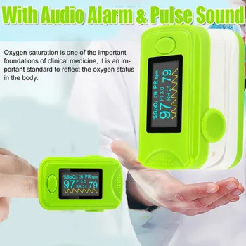 New OLED Fingertip Pulse Oximeter With Audio Alarm & Pulse Sound - SPO2 PR PI Respiration Rate Monitor
New OLED Fingertip Pulse Oximeter With Audio Alarm & Pulse Sound - SPO2 PR PI Respiration Rate Monitor