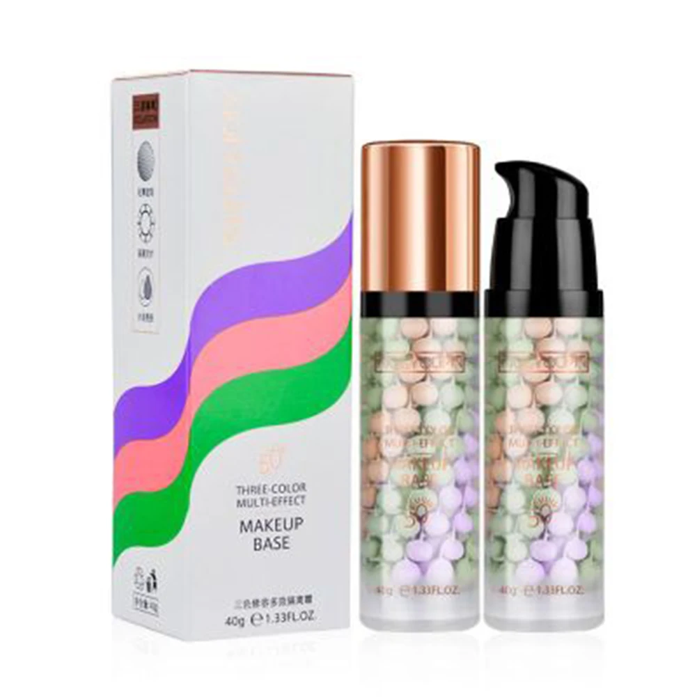 Professional Makeup Isolation Cream (Triple Color), Perfect Primer Hydrating Base Face Primer Cream One-step Balance Skin Tone
Professional Makeup Isolation Cream (Triple Color), Perfect Primer Hydrating Base Face Primer Cream One-step Balance Skin Tone
