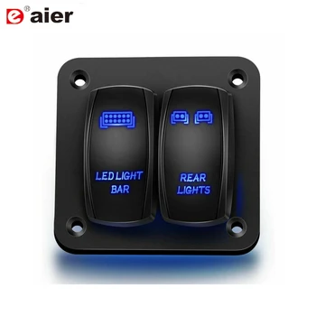 12/24V Car LED Switch Panel 3 Gang Marine Rocker Switch Blue LED Work Lights Bar Waterproof For Motorcyc SUV ATV UTV Boat
12/24V Car LED Switch Panel 3 Gang Marine Rocker Switch Blue LED Work Lights Bar Waterproof For Motorcyc SUV ATV UTV Boat