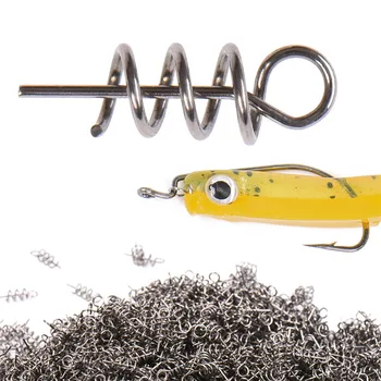 100PCS/lot Fishing Hook Soft Bait Spring Centering Pins Fixed Latch Needle Spring Twist Crank Lock For Soft Lure Latch
100PCS/lot Fishing Hook Soft Bait Spring Centering Pins Fixed Latch Needle Spring Twist Crank Lock For Soft Lure Latch