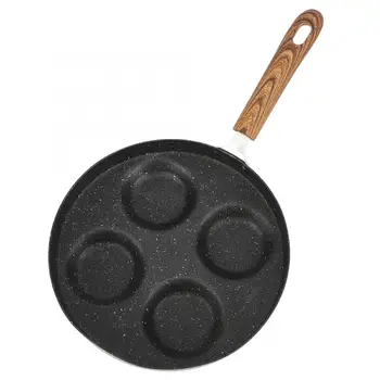 Four-Hole Frying Pot Non-stick Cooking Pan Pancake Steak Pan Cooking Egg Ham Breakfast Maker with Wood Handle Kitchen Utensils
Four-Hole Frying Pot Non-stick Cooking Pan Pancake Steak Pan Cooking Egg Ham Breakfast Maker with Wood Handle Kitchen Utensils