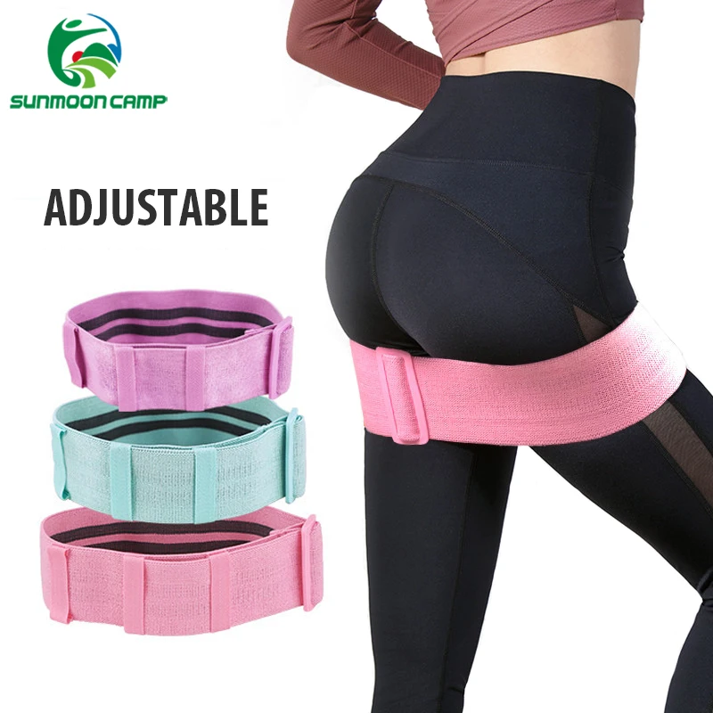 

Adjustable Booty Band Hip Circle Loop Resistance Band Workout Home Exercise for Legs Thigh Glute Butt Squat Bands Non-slip Latex