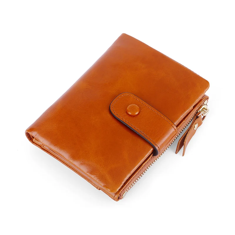 Crossbody 2020 new women's bag leather oil wax short wallet multi card large capacity collapsible Wallet
Crossbody 2020 new women's bag leather oil wax short wallet multi card large capacity collapsible Wallet