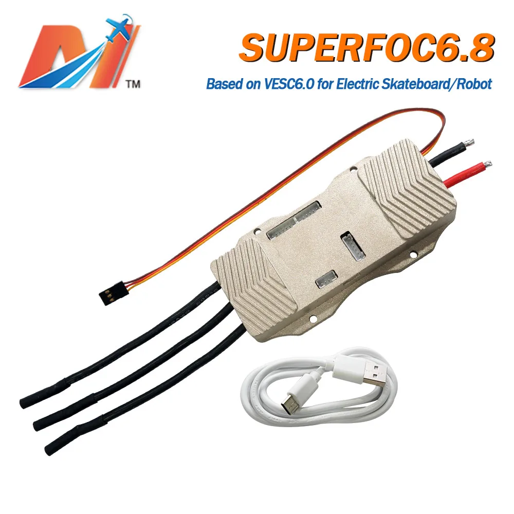 Maytech SUPERFOC6.8 50A VESC based on VESC6 Speed Controller for Esk8 Offroad Skateboard
Maytech SUPERFOC6.8 50A VESC based on VESC6 Speed Controller for Esk8 Offroad Skateboard