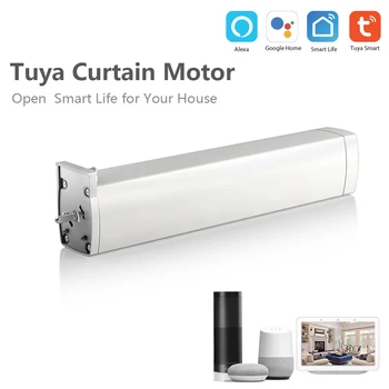 WIFI Electric Curtain Motor Auto Motorized Curtain Track Tuya Smart APP Vioce Remote Control For Amazon Alexa Google Home
WIFI Electric Curtain Motor Auto Motorized Curtain Track Tuya Smart APP Vioce Remote Control For Amazon Alexa Google Home