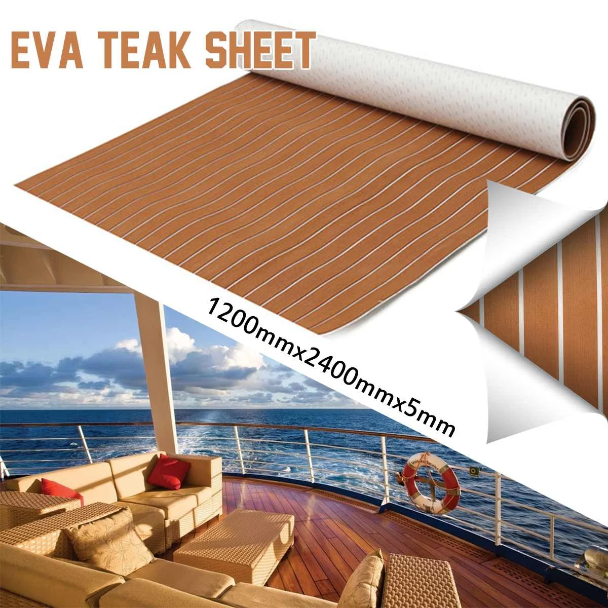 11Types Self-Adhesive EVA Foam For Boat Marine Flooring Faux Teak Decking Sheet Marine Striped Yacht Mat Deck Mat Vehicle Pad
11Types Self-Adhesive EVA Foam For Boat Marine Flooring Faux Teak Decking Sheet Marine Striped Yacht Mat Deck Mat Vehicle Pad