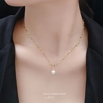 France Non-mainstream Design Pearl Earrings Clavicle Necklace Stainless Steel Jewelry Set P497-f252
France Non-mainstream Design Pearl Earrings Clavicle Necklace Stainless Steel Jewelry Set P497-f252