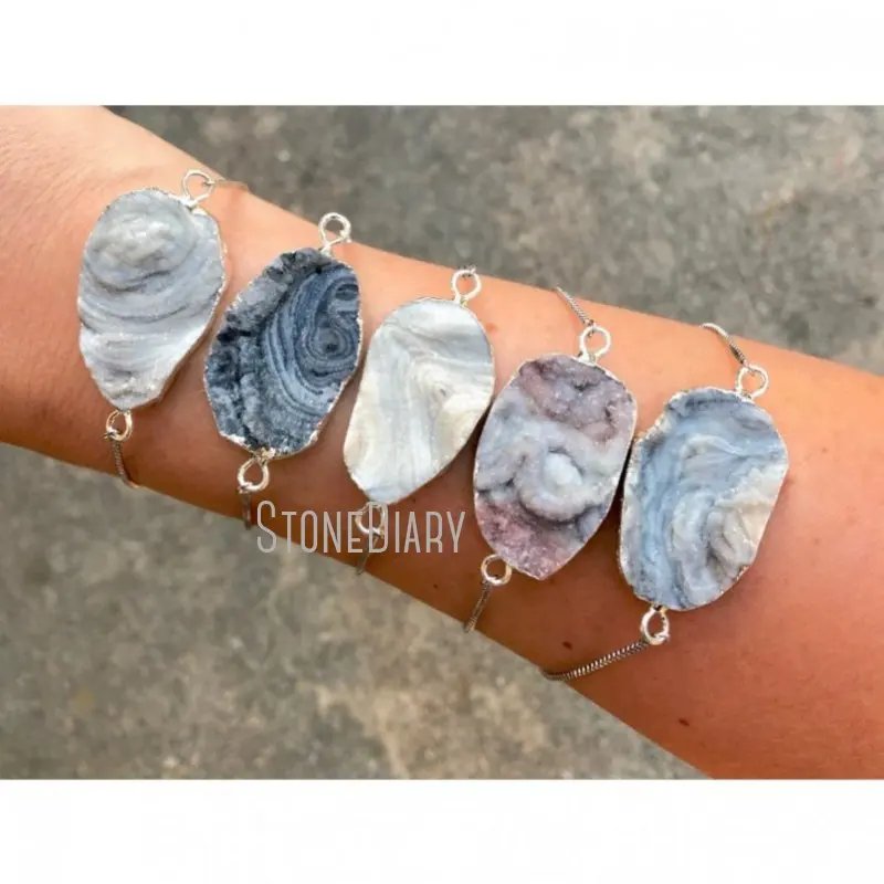 BM14707 Natural Solar Agate Free Form Adjustable Silver Plated Chain Bracelet Minimalist Jewelry Bridesmaid Gift
BM14707 Natural Solar Agate Free Form Adjustable Silver Plated Chain Bracelet Minimalist Jewelry Bridesmaid Gift