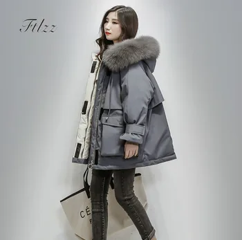 New Winter Duck Down Coat Women Thick Warm Medium Long Slim Duck Down Jacket Mujer Ladies Hooded Natural Fox Fur Collar Parkas
New Winter Duck Down Coat Women Thick Warm Medium Long Slim Duck Down Jacket Mujer Ladies Hooded Natural Fox Fur Collar Parkas