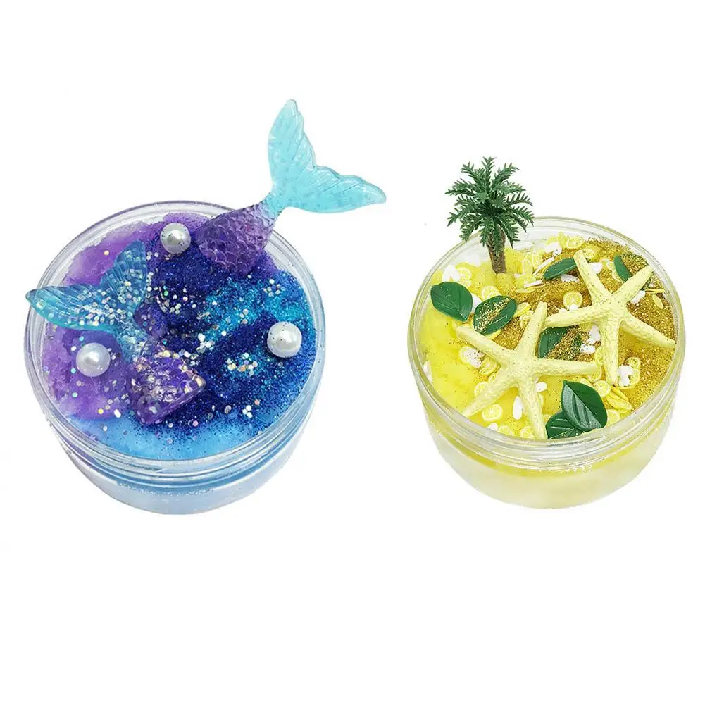 Mermaid Tail Coconut Tree Slime Toy Putty Clay Plasticine Sludge Stress Relief Great stress reliever for adults and children
Mermaid Tail Coconut Tree Slime Toy Putty Clay Plasticine Sludge Stress Relief Great stress reliever for adults and children
