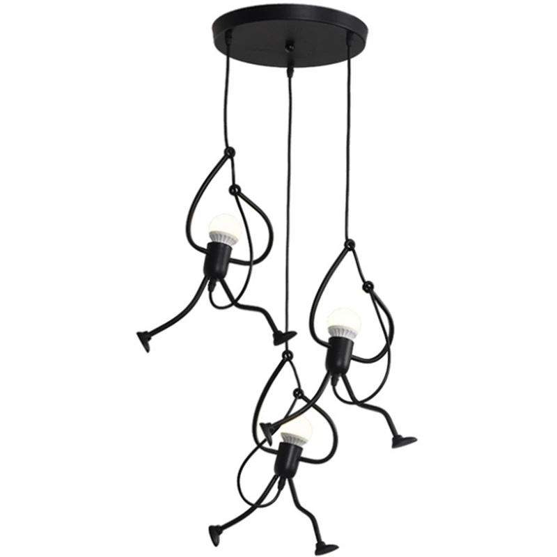 Simple Nordic Style Creative Personality Iron Villain Climb Up Loft Home Decoration Aisle Corridor Chandelier Lighting
Simple Nordic Style Creative Personality Iron Villain Climb Up Loft Home Decoration Aisle Corridor Chandelier Lighting