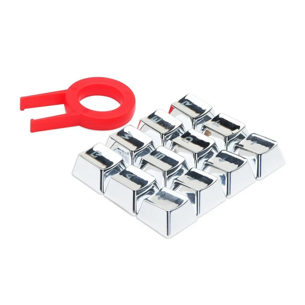 12 Translucidus Backlit Keycaps With Key Puller For Mechanical Keyboards Wear Resistant Electroplating | Компьютеры и офис
