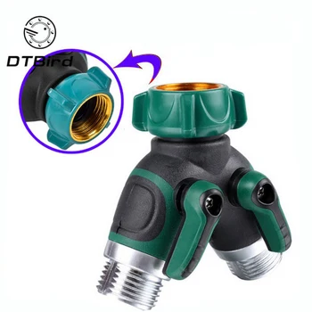 Garden 2-Way Distributor Water Flow Zinc Alloy Y Hose Splitters Connector Regulable Practical Faucet Garden Water Connectors 
Garden 2-Way Distributor Water Flow Zinc Alloy Y Hose Splitters Connector Regulable Practical Faucet Garden Water Connectors