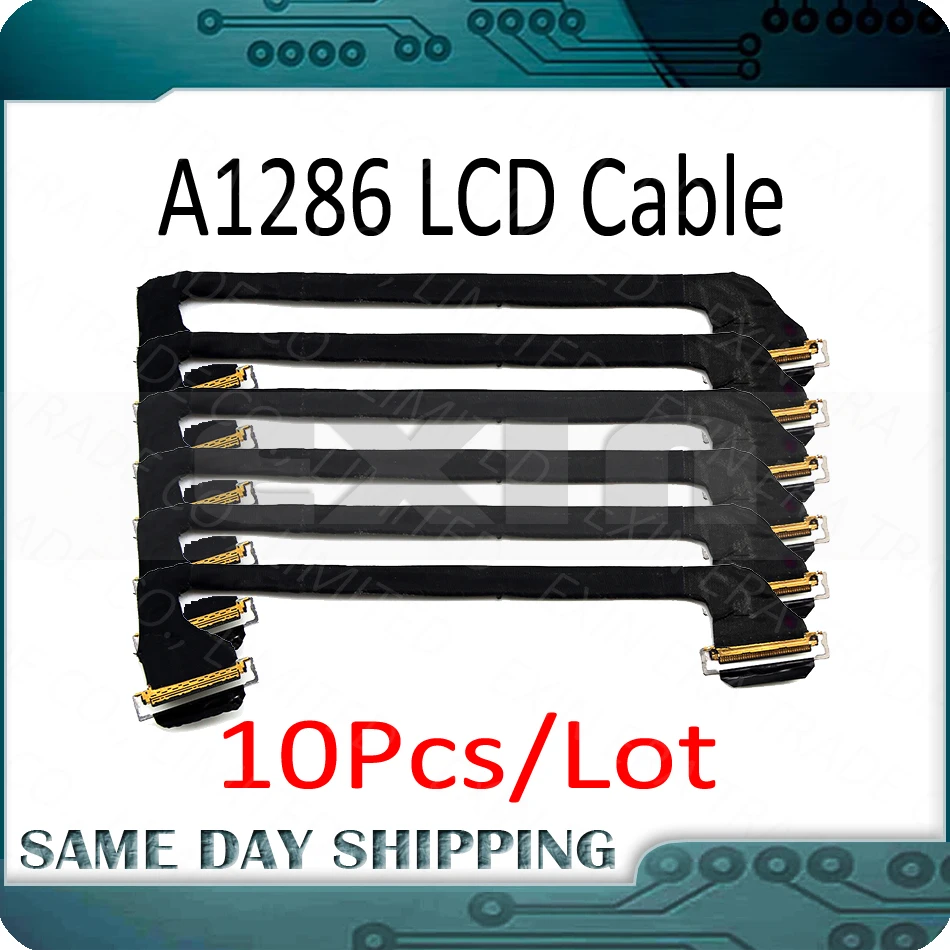 10Pcs for MacBook Pro Unibody 15" A1286 LCD Display LED LVDS Screen Cable 2008-2011 Year MB470 MB471 MC026 MC118 MB985 MB986
10Pcs for MacBook Pro Unibody 15" A1286 LCD Display LED LVDS Screen Cable 2008-2011 Year MB470 MB471 MC026 MC118 MB985 MB986