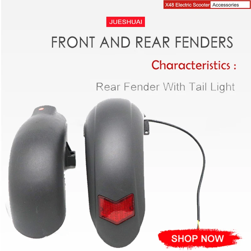 JS Front and Rear Fenders for Electric Scooter Rear Fender with Warning Light Mudguard 10 Inch E Scooter Accessories Wings Parts
JS Front and Rear Fenders for Electric Scooter Rear Fender with Warning Light Mudguard 10 Inch E Scooter Accessories Wings Parts