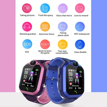 Children'S Smart Watch Smartwatch Smart Touch Screen Camera Positioning Waterproof Phone Watch Remote Locator Watch Boys Girls
Children'S Smart Watch Smartwatch Smart Touch Screen Camera Positioning Waterproof Phone Watch Remote Locator Watch Boys Girls