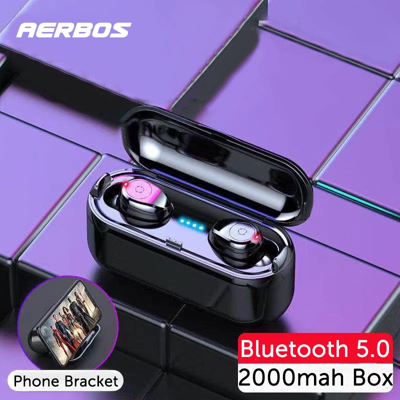 Wireless Earbuds Bluetooth 5.0 Headphones Volume Control Hi-fi Headset True Wireless Stereo Earphones With 2000 mAh Power Bank
Wireless Earbuds Bluetooth 5.0 Headphones Volume Control Hi-fi Headset True Wireless Stereo Earphones With 2000 mAh Power Bank