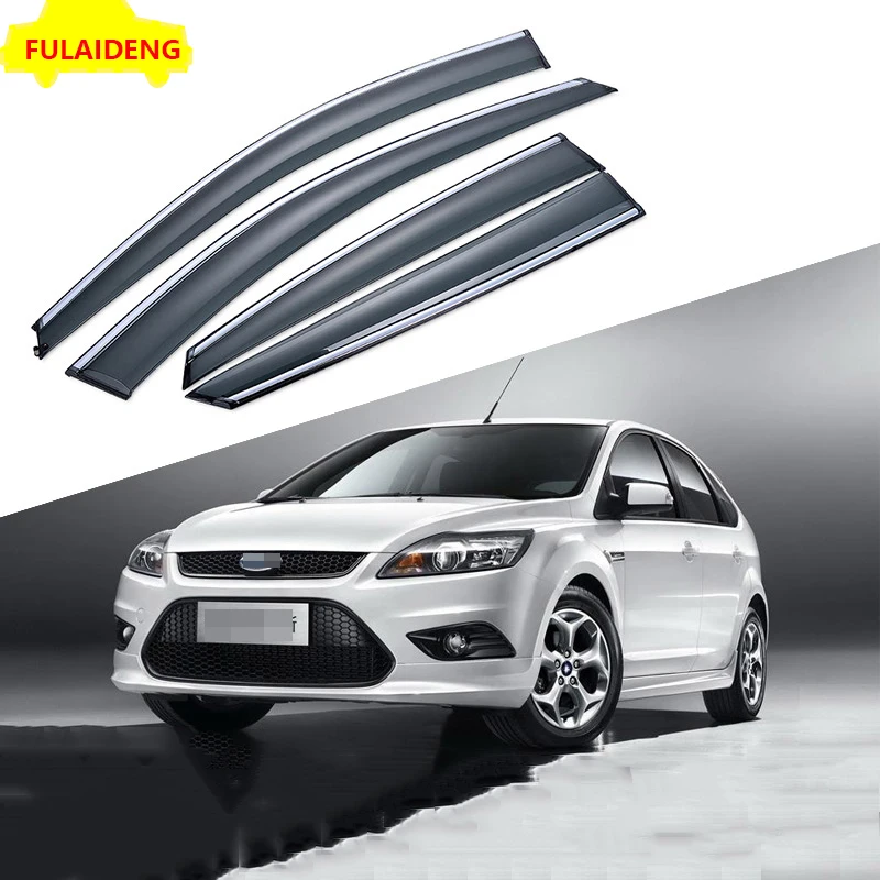 4pcs For Ford Focus MK2 2005-2011 Car Window Visor Vent Shade Rain Guard Door Visor Car Styling Accessories 
4pcs For Ford Focus MK2 2005-2011 Car Window Visor Vent Shade Rain Guard Door Visor Car Styling Accessories