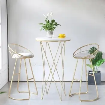 Creative Nordic Bar Stool Bar Chair Metal Fashion Counter Stool High Stool Simple Dining Chair Free Shipping in Russia
Creative Nordic Bar Stool Bar Chair Metal Fashion Counter Stool High Stool Simple Dining Chair Free Shipping in Russia