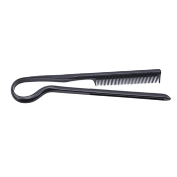 1 PC Haircut Straightening V Shape Black Comb DIY Styling Combs Tool Plastic Clip-Type Hairdressing Hair Straightener
1 PC Haircut Straightening V Shape Black Comb DIY Styling Combs Tool Plastic Clip-Type Hairdressing Hair Straightener