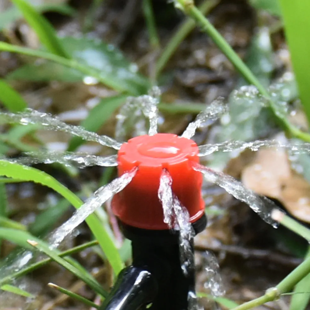 Generic 1/4" Hose Drip Irrigation System 360 Degree Adjustable 8 Hole