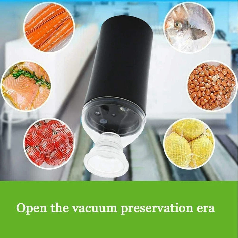 Mini Vacuum Sealer Automatic Usb Rechargeable Compression Vacuum Sealing Machine Kit with 5 Reusable Zipper Bags,Small Kitchen M
Mini Vacuum Sealer Automatic Usb Rechargeable Compression Vacuum Sealing Machine Kit with 5 Reusable Zipper Bags,Small Kitchen M