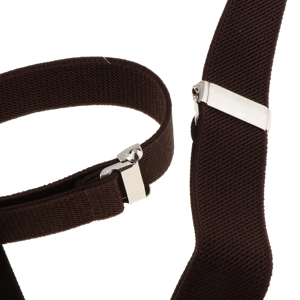 Mens Skinny Suspenders Y Back Wide Elastic Adjustable Trouser Clips Braces for Work Special Event or with Casual Attire Mens Skinny Suspenders Y Back Wide Elastic Adjustable Trouser Clips Braces for Work Special Event or with Casual Attire