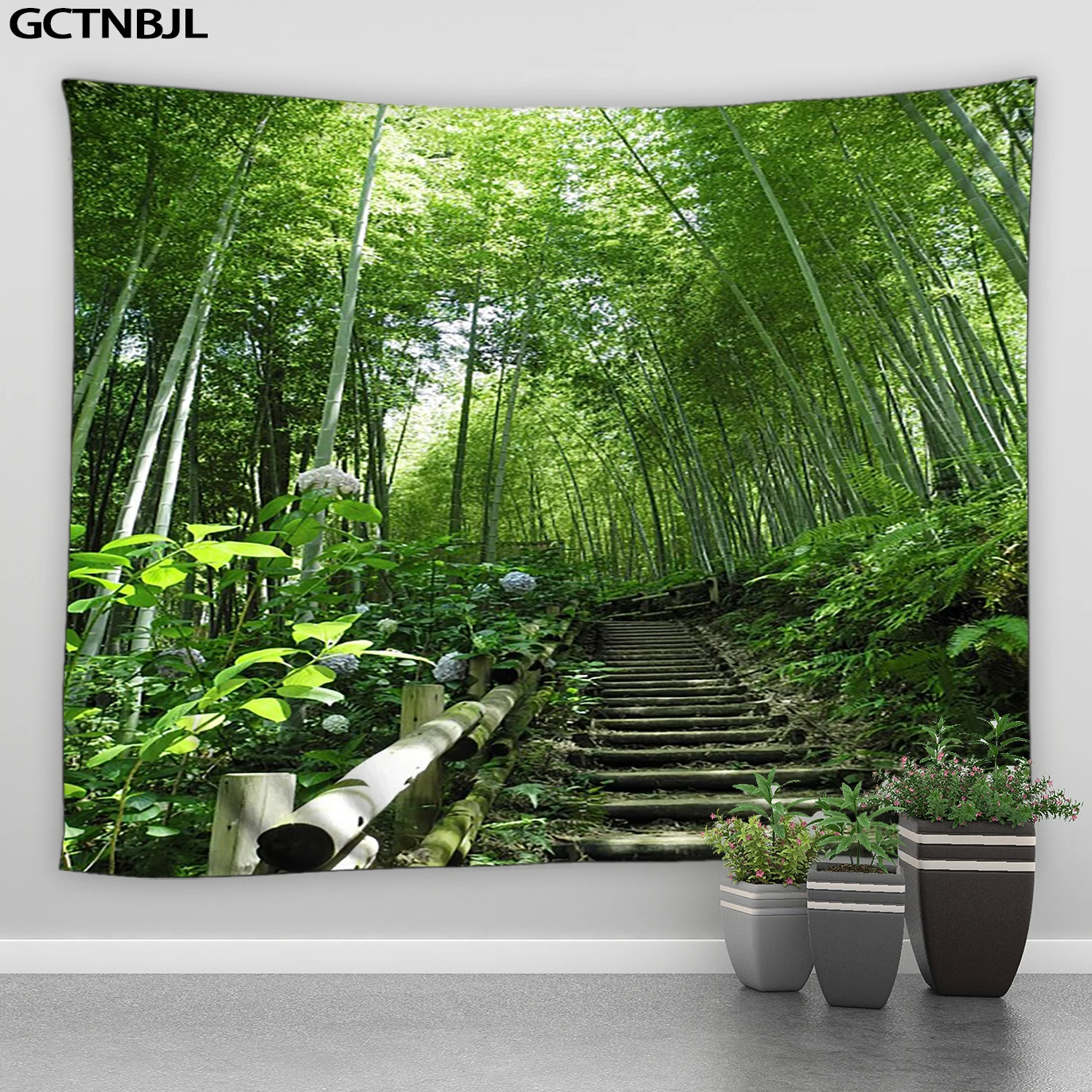 

Forest Tapestry Wall Hanging Nature Green Tree Wall Tapestry Landscape Bohemian Tapestry for Bedroom Living Room Dorm