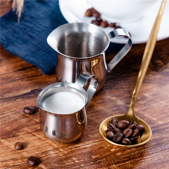 Mini 60/90/150ml Stainless Steel Milk Frothing Pitcher Espresso Coffee Barista Latte Cappuccino Milk Cream Cup Frothing Jug
Mini 60/90/150ml Stainless Steel Milk Frothing Pitcher Espresso Coffee Barista Latte Cappuccino Milk Cream Cup Frothing Jug