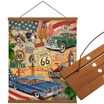 Hanging Painting Retro Route 66 Poster Scroll Painting Living Room Wall Decoration Artwork Classic Scrolls Poster
Hanging Painting Retro Route 66 Poster Scroll Painting Living Room Wall Decoration Artwork Classic Scrolls Poster