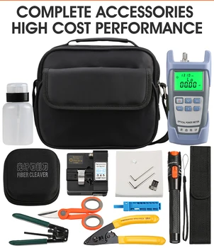 Kit Fibra Optica with AUA S2 Fiber Cleaver Optical Power Meter Visual Fault Locator 10MW and Fiber Strippers
Kit Fibra Optica with AUA S2 Fiber Cleaver Optical Power Meter Visual Fault Locator 10MW and Fiber Strippers