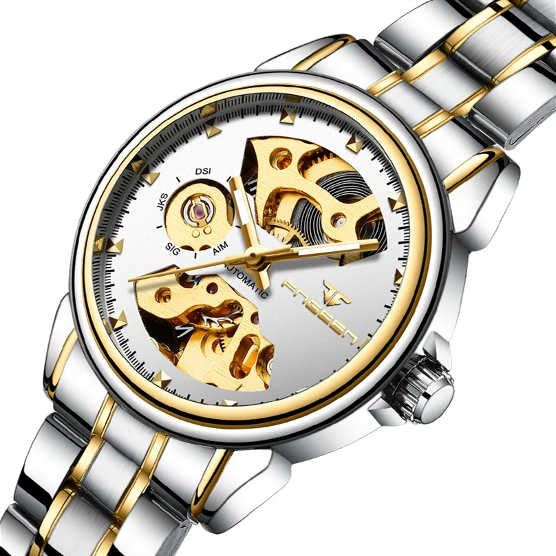 Women Watches 2020 Top Brand Luxury Steel Waterproof Mechanical Watches Hollow Dial Fashion Stylish Female Watch Mekanik Saat
Women Watches 2020 Top Brand Luxury Steel Waterproof Mechanical Watches Hollow Dial Fashion Stylish Female Watch Mekanik Saat
