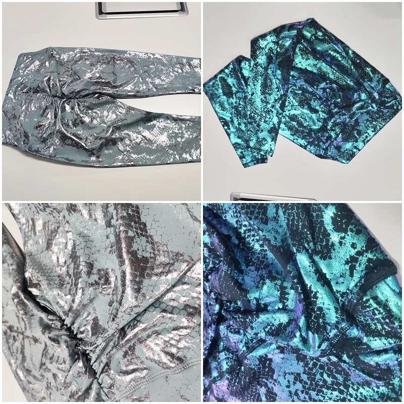 Elastic Snake Print Glitter Seamless Leggings Women Sexy Butt Lift High Waist Yoga Pants Fitness Push Up Gym Slim Leggings Elastic Snake Print Glitter Seamless Leggings Women Sexy Butt Lift High Waist Yoga Pants Fitness Push Up Gym Slim Leggings