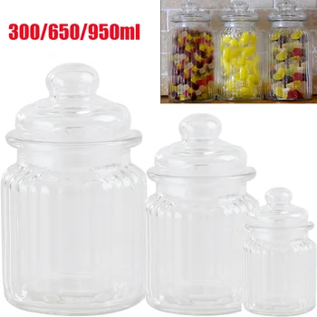 300ml Transparent Glass Jars Storage Tea Coffee Spice Candy Container
300ml Transparent Glass Jars Storage Tea Coffee Spice Candy Container