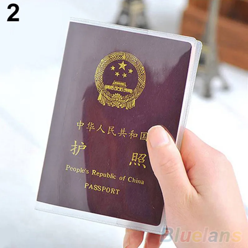 Водонепроницаемый Прозрачный чехол для паспорта защитный держатель карт