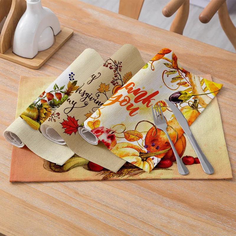 Pumpkin patternPlacemat Cotton And Linen Square Placemat Waterproof Non-slip Placemat Coaster Table Mat Insulation Mat
Pumpkin patternPlacemat Cotton And Linen Square Placemat Waterproof Non-slip Placemat Coaster Table Mat Insulation Mat