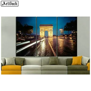 Triptych 5d diamond painting Arc de Triomphe landscape full square diamond mosaic French view 3d sticker decoration
Triptych 5d diamond painting Arc de Triomphe landscape full square diamond mosaic French view 3d sticker decoration