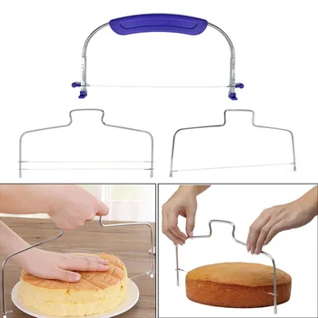 1PC Stainless Steel Adjustable Wire Layer Cake Cutter and Leveler High Quality Kitchen Accessories
1PC Stainless Steel Adjustable Wire Layer Cake Cutter and Leveler High Quality Kitchen Accessories