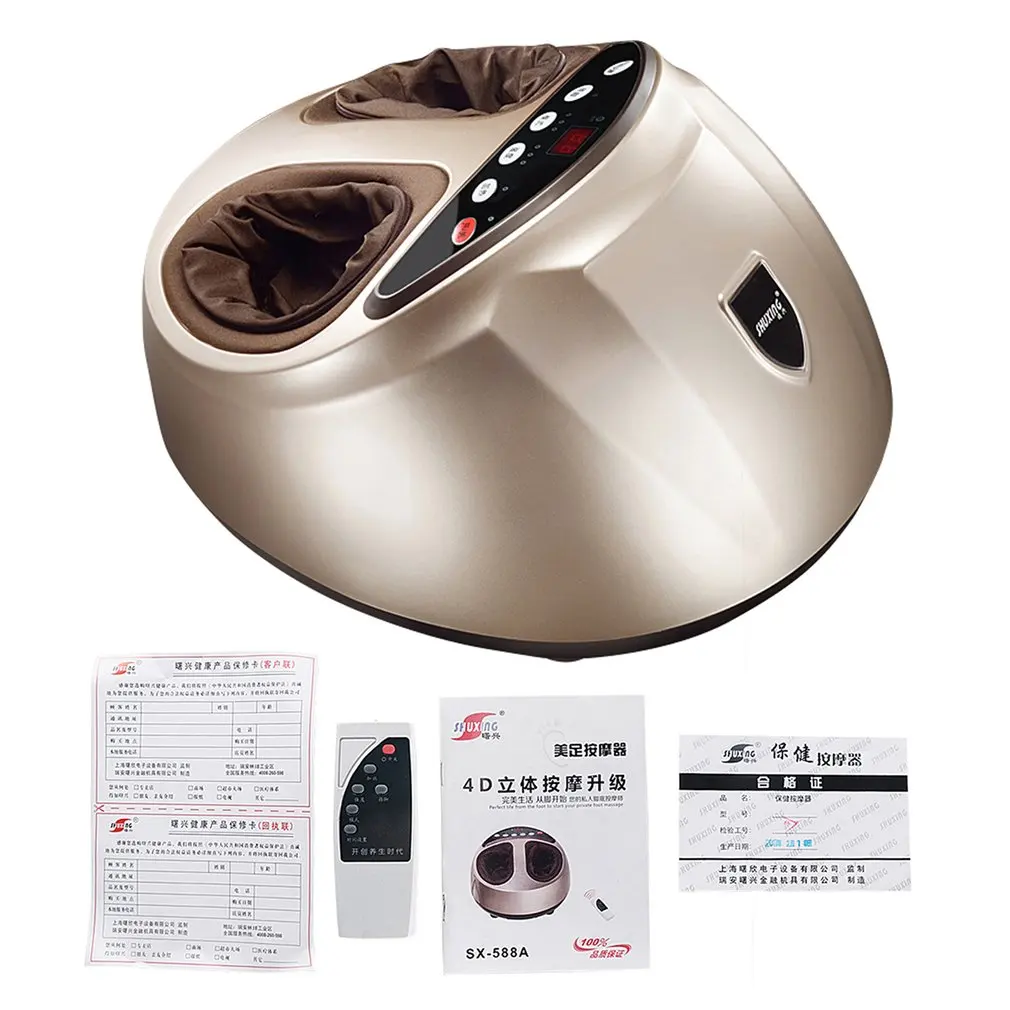 Remote Control Foot Massager 4D Foot Massage Kneading Air Pressure Machine Heating & Therapy Instrument Health Care
Remote Control Foot Massager 4D Foot Massage Kneading Air Pressure Machine Heating & Therapy Instrument Health Care